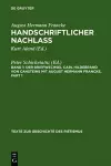 Der Briefwechsel Carl Hildebrand von Cansteins mit August Hermann Francke cover