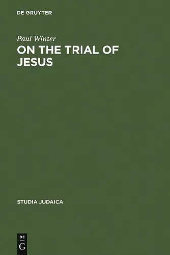 On the Trial of Jesus cover