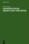 Humanistische Reden Und Vorträge cover