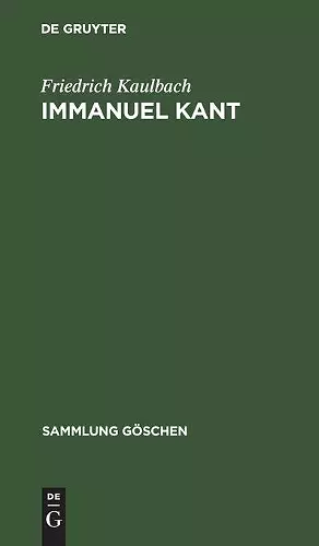 Immanuel Kant cover