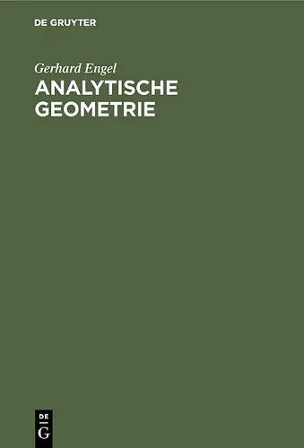 Analytische Geometrie cover