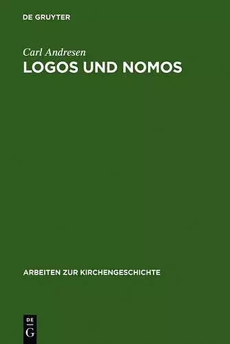 Logos und Nomos cover