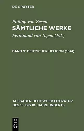 Deutscher Helicon (1641) cover