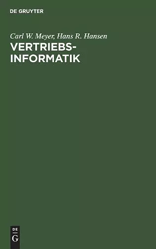 Vertriebsinformatik cover