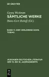 Sämtliche Werke, Band 11, Der verlorene Sohn. Tobias cover