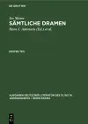 Sämtliche Dramen cover