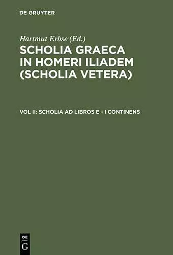 Scholia Ad Libros E - I Continens cover