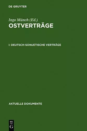 Deutsch-Sowjetische Verträge cover