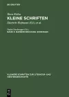 Kleine Schriften, Band 3, Namenforschung. Sonstiges cover