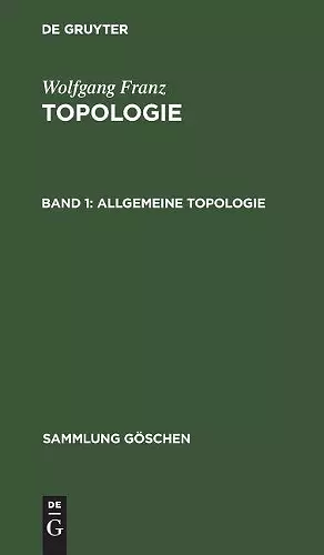 Allgemeine Topologie cover