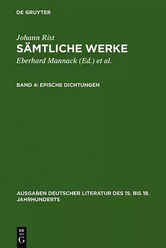 Epische Dichtungen cover