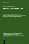 Die Testimonien Zur Ältesten Knidischen Lehre Und Analysen Knidischer Schriften Im Corpus Hippocraticum cover