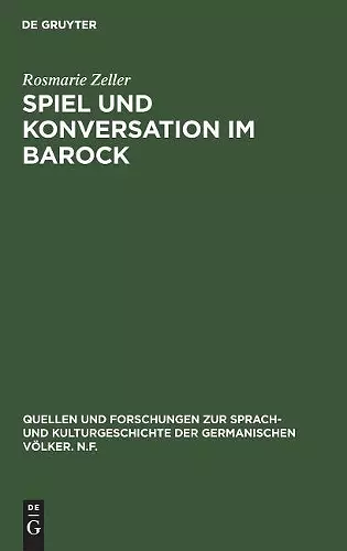 Spiel Und Konversation Im Barock cover