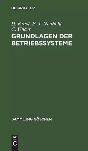 Grundlagen der Betriebssysteme cover