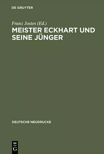 Meister Eckhart und seine Jünger cover