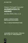 Variantenverzeichnis cover