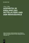 Hofkritik im England des Mittelalters und der Renaissance cover