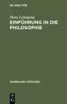 Einführung in Die Philosophie cover