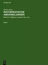 Helmut Hasse: Mathematische Abhandlungen. 1 cover