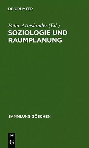 Soziologie und Raumplanung cover