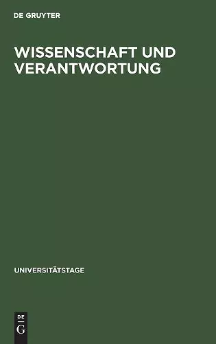 Wissenschaft Und Verantwortung cover