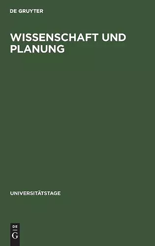 Wissenschaft Und Planung cover