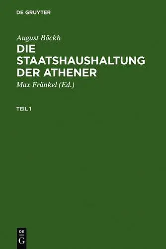 Die Staatshaushaltung Der Athener cover