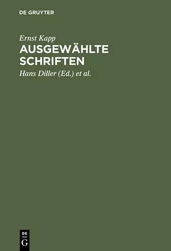 Ausgewählte Schriften cover