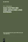 Das Fasten bei den Griechen und Römern cover