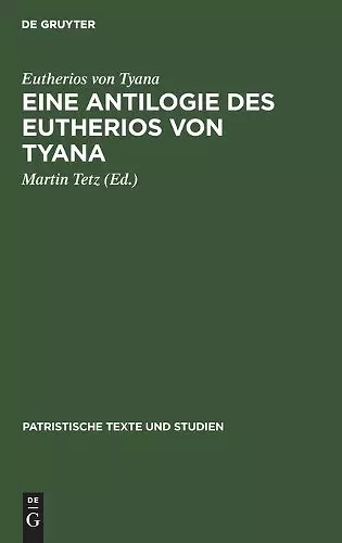 Eine Antilogie Des Eutherios Von Tyana cover