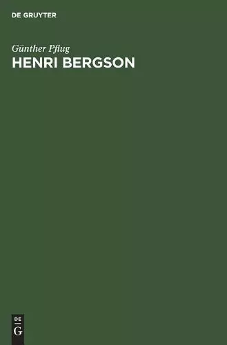 Henri Bergson cover