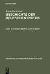 Geschichte der deutschen Poetik, Band 4, Das neunzehnte Jahrhundert cover