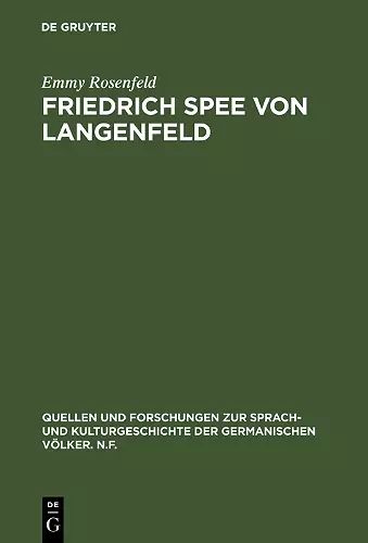 Friedrich Spee von Langenfeld cover