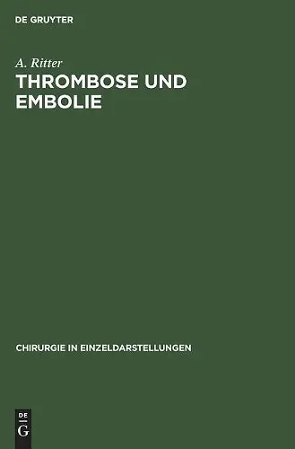 Thrombose und Embolie cover
