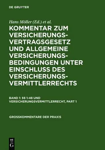 §§ 1-48 Und Versicherungsvermittlerrecht cover
