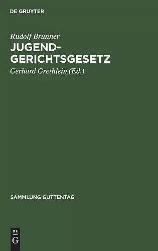 Jugendgerichtsgesetz cover