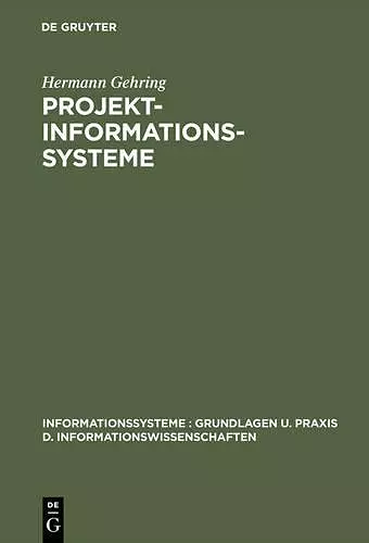 Projekt-Informationssysteme cover