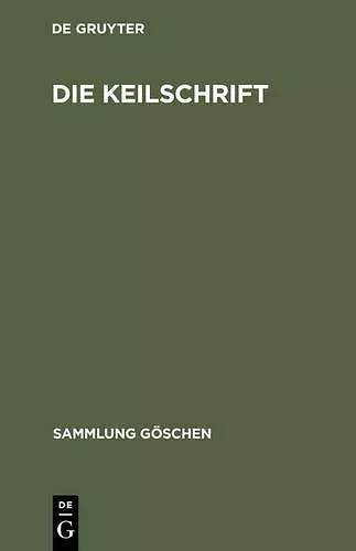 Die Keilschrift cover