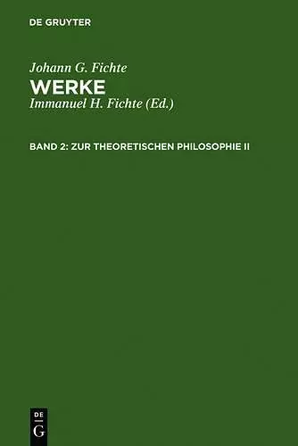 Zur Theoretischen Philosophie II cover