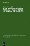 Das Attizistische Lexikon Des Oros cover