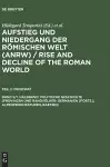 Politische Geschichte (Provinzen Und Randvölker: Germanien [Forts.], Alpenprokuraturen, Raetien) cover