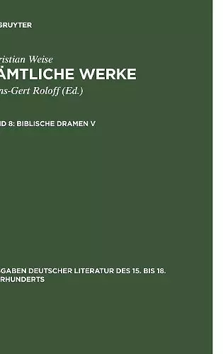 Biblische Dramen V cover