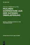 Untersuchungen Zu Den Psalmenkatenen cover