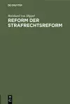 Reform der Strafrechtsreform cover