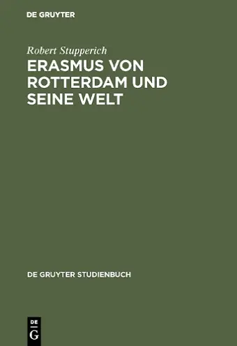 Erasmus von Rotterdam und seine Welt cover