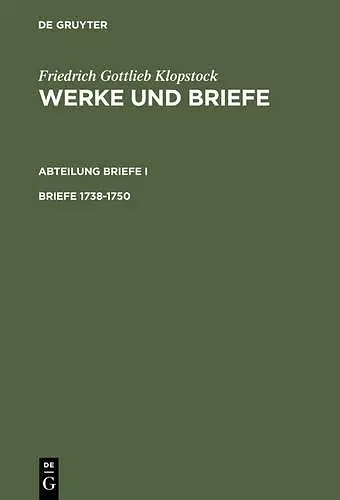 Briefe 1738-1750 cover