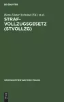 Strafvollzugsgesetz (StVollzG) cover