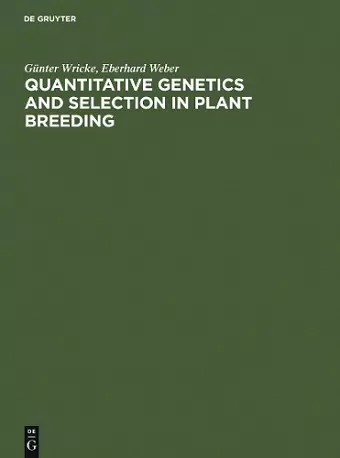 Quantitative Genetics and Selection in Plant Breeding cover