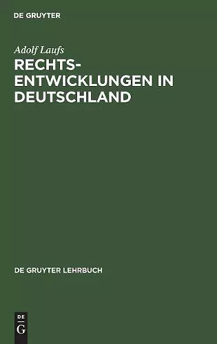 Rechtsentwicklungen in Deutschland cover