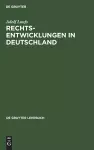 Rechtsentwicklungen in Deutschland cover